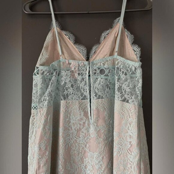 Victoria’s Secret Mini Dress Regencycore Lace Tunic Pastel Night Out - Picture 8 of 14